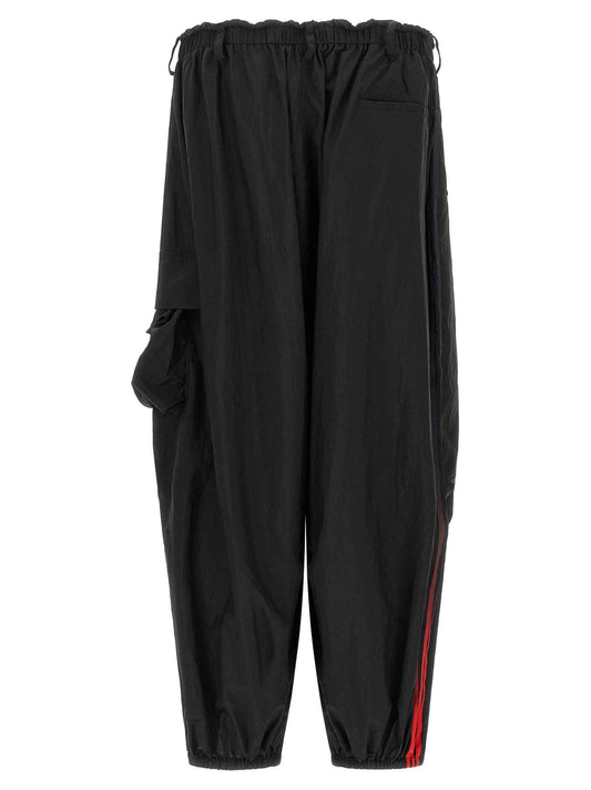 Black Polyamide Cargo Pants