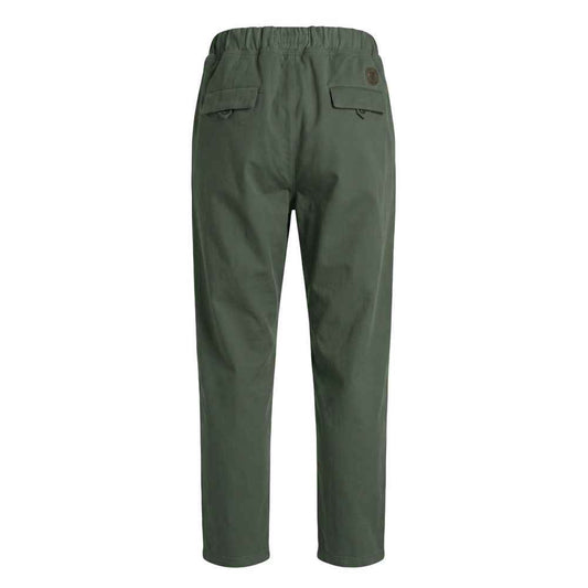 Green Cotton Men Pant
