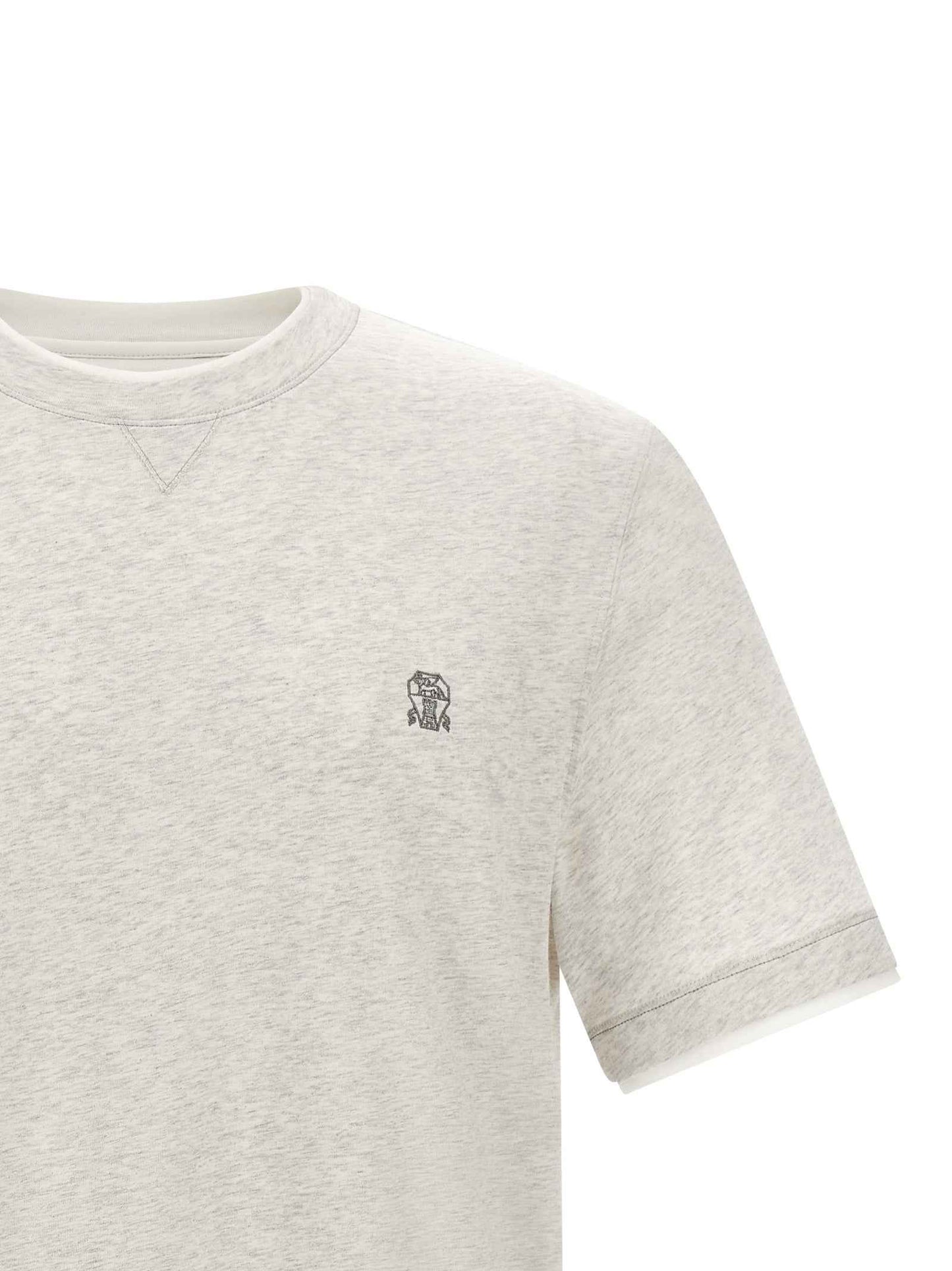 Gray Cotton T-Shirt