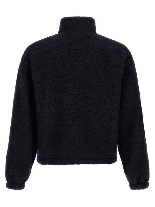 Blue Wool Sweatshirt