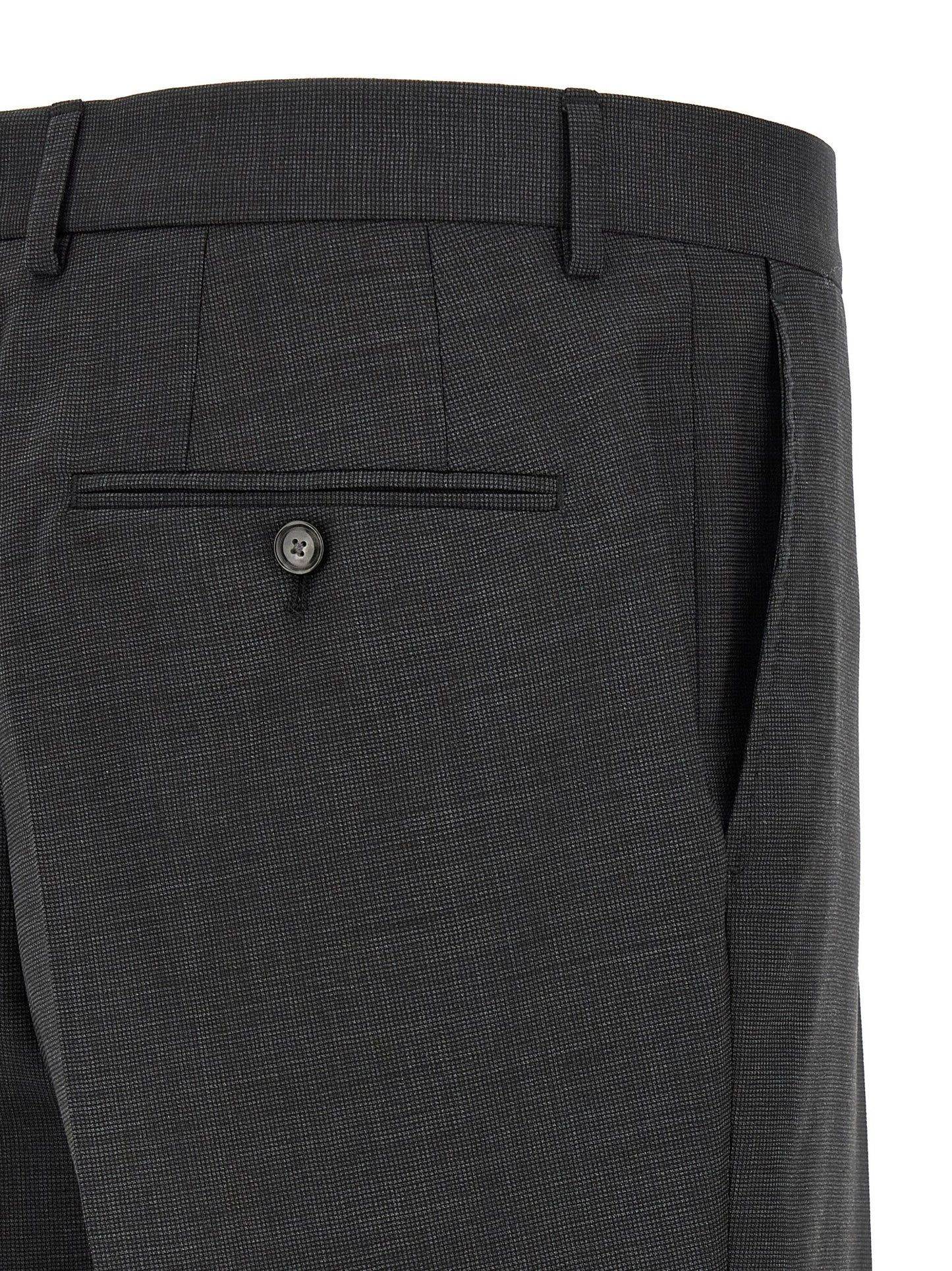 Gray Virgin Wool Two-Piece Suit