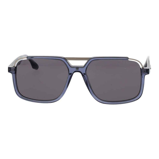 Blue Acetate & Stainless Steel Sunglasses