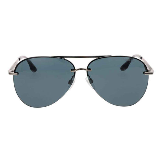 Gray Metal Sunglasses