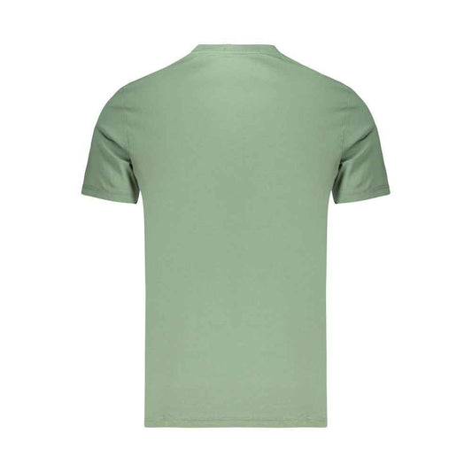 Green Cotton Men's T-Shirt