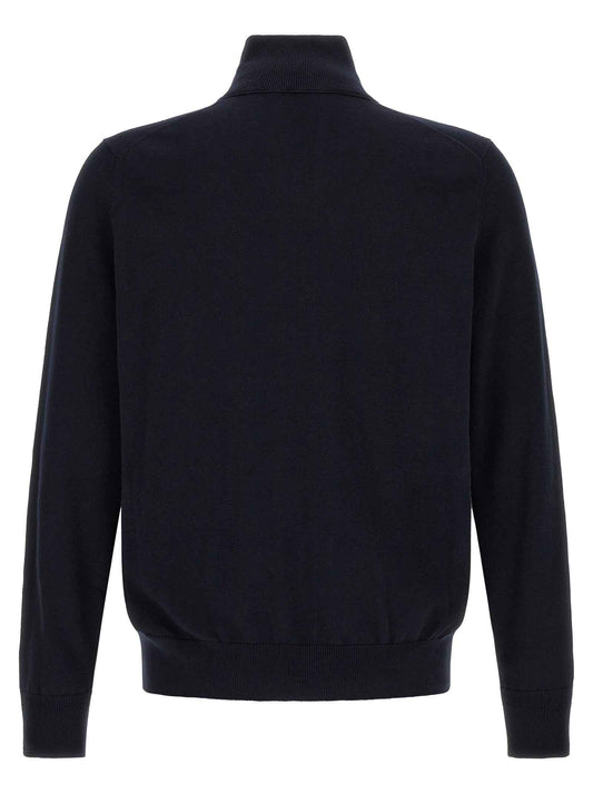 Blue Cotton Cardigan