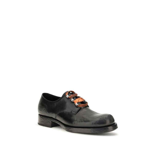 Black Calf Leather Bos Taurus Oxfords And Derbies