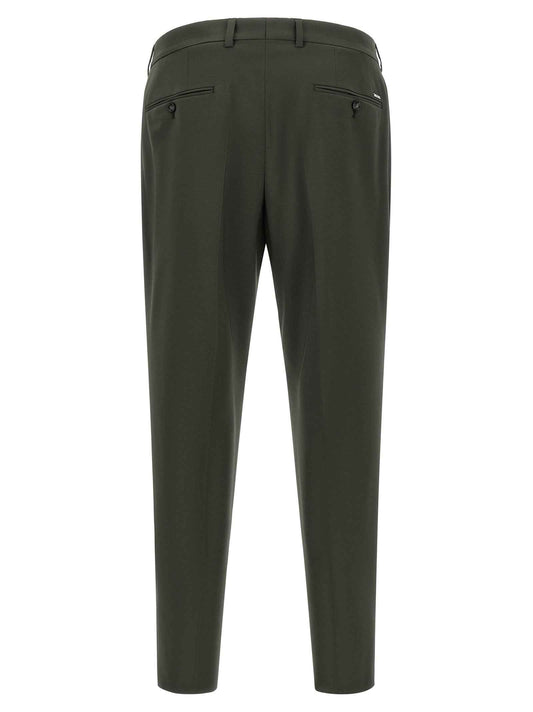 Bicolor Virgin Wool Pants