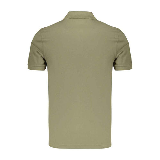 Green Cotton Men's Polo Shirt