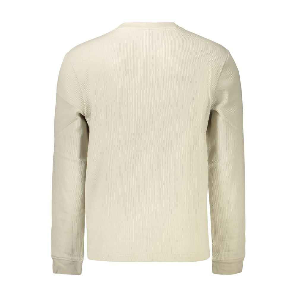 Beige Cotton Men's Shirt