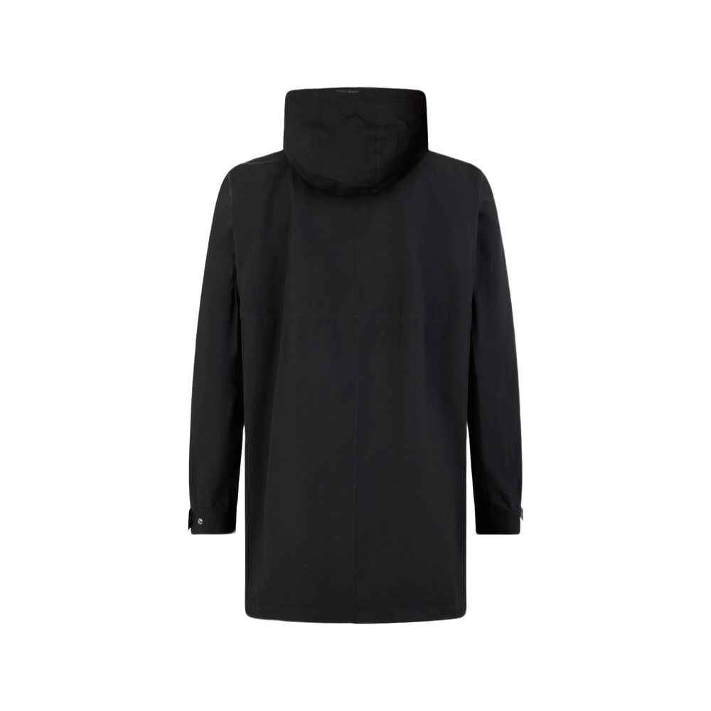 Black Polyester Coat