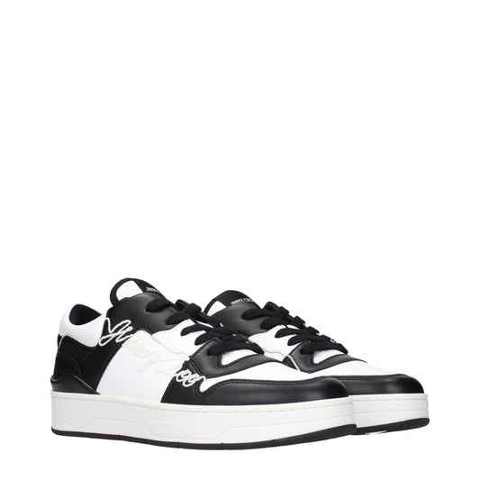 Black Leather Sneakers