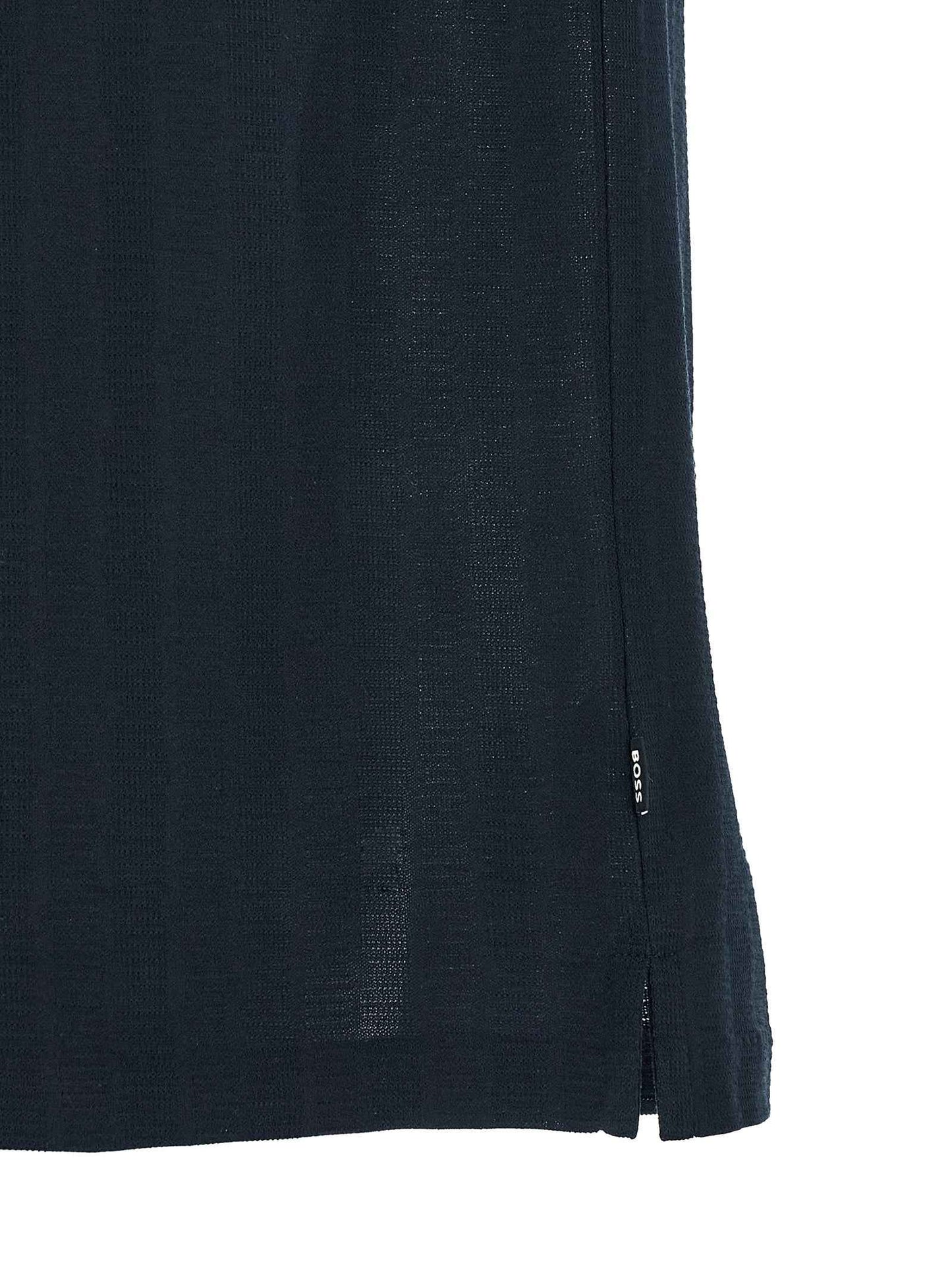 Blue Cotton Polo Shirt