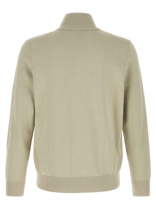 Beige Cotton Cardigan