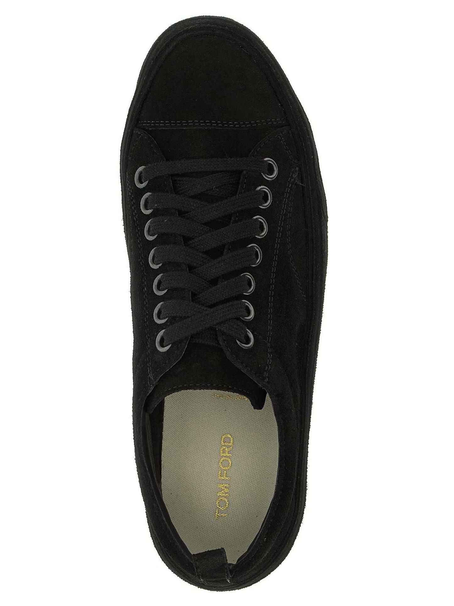 Black Leather Low Top Sneakers