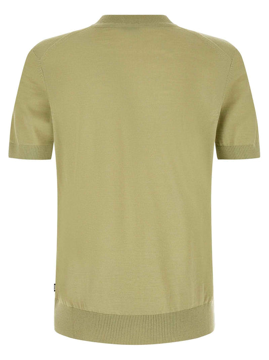 Bicolor Virgin Wool T-Shirt