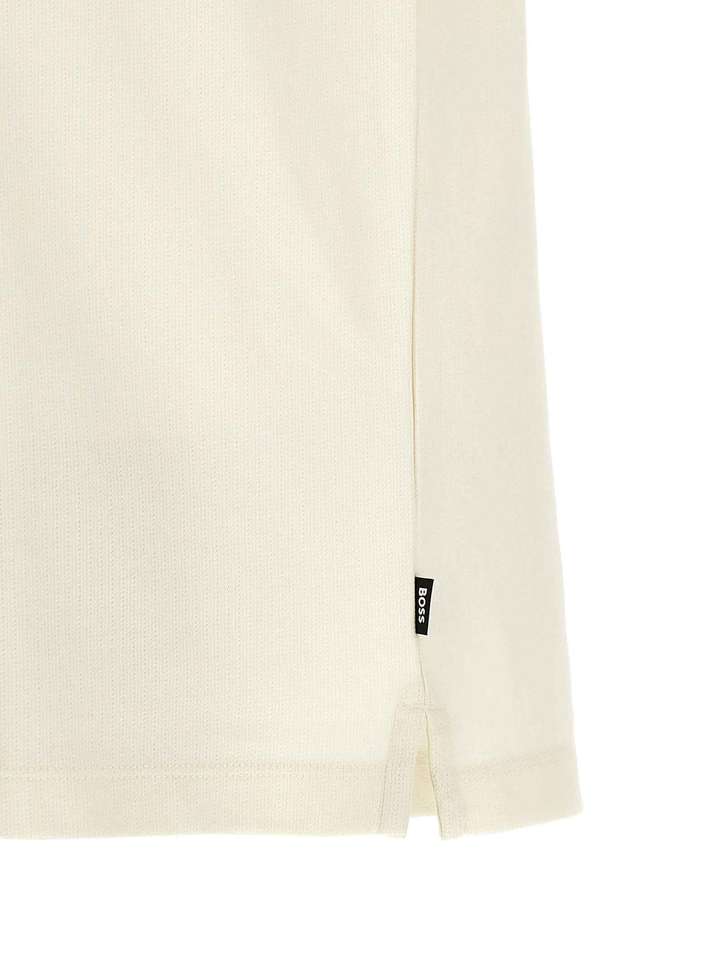 Beige Cotton Polo Shirt