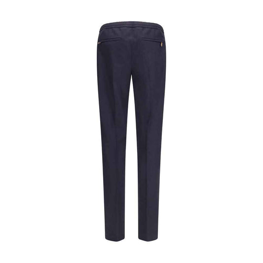 Blue Wool Oves Aries Casual Pants