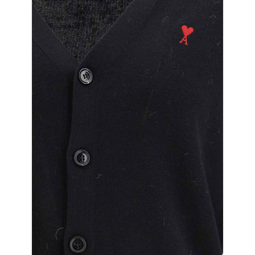 Black Wool Oves Aries Cardigan