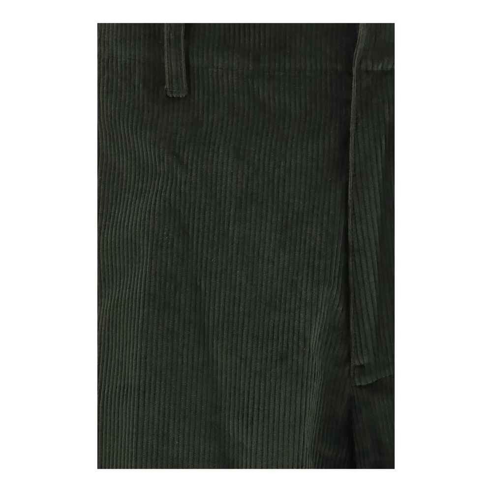 Bicolor Cotton Casual Pants