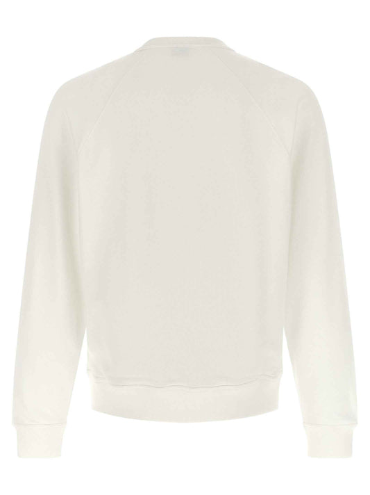 White Viscose Sweatshirt
