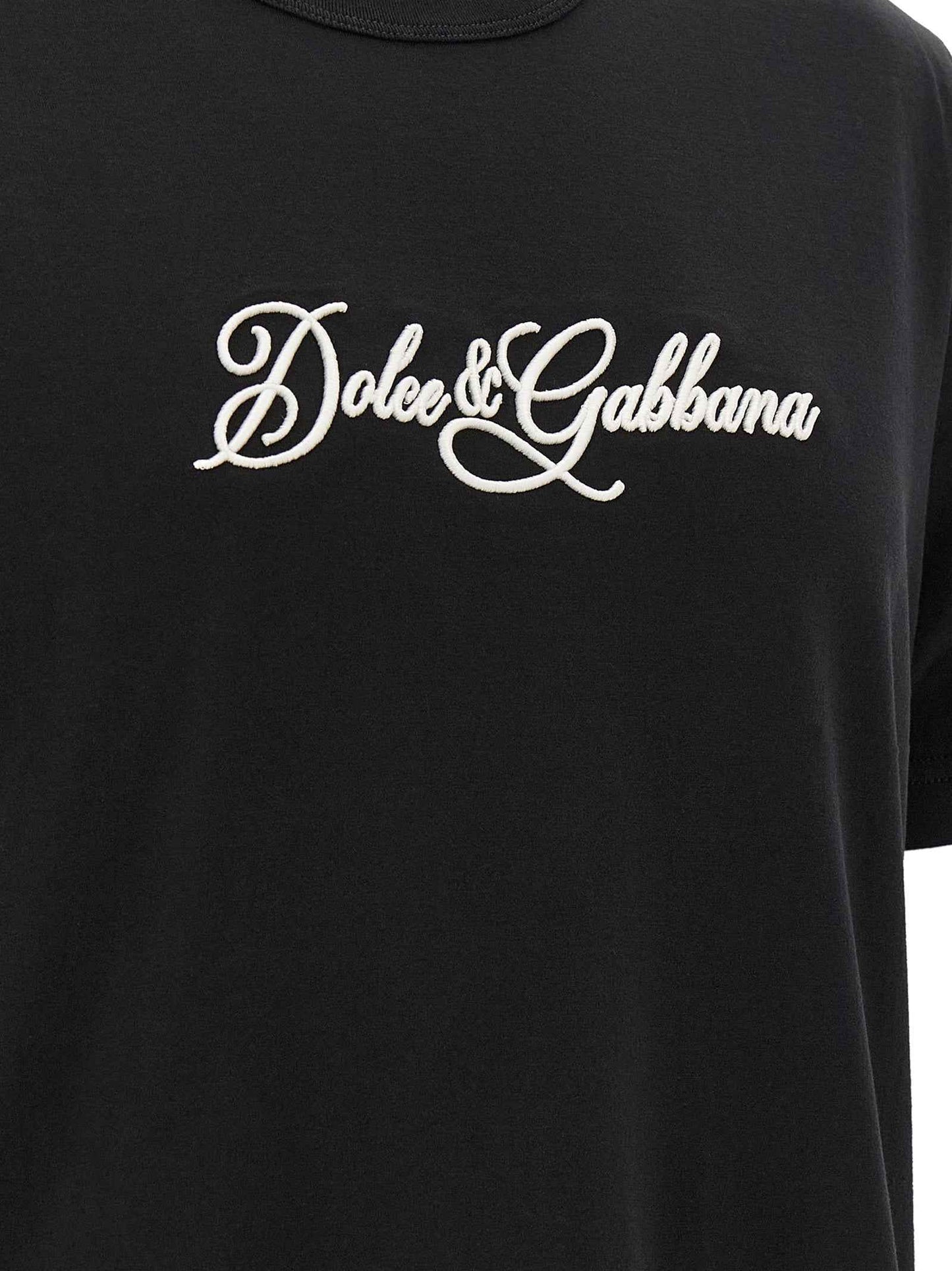 Black Cotton T-Shirt