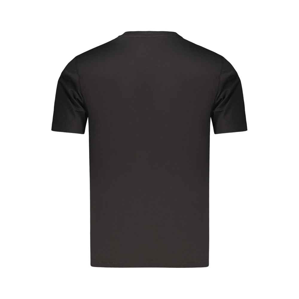 Black Cotton Men's T-Shirt
