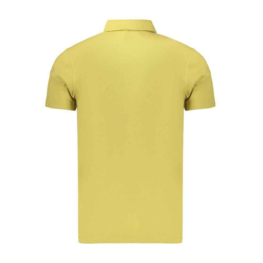 Yellow Cotton Men's Polo