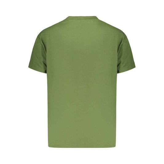 Green Cotton Men's T-Shirt
