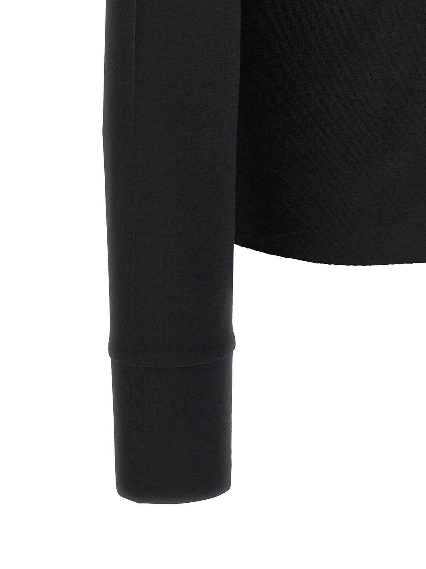 Black Viscose Cardigan