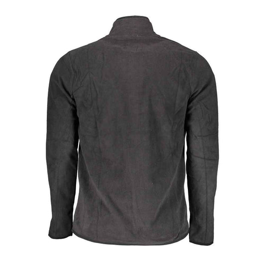 Black Polyester Men's Sweatshirt