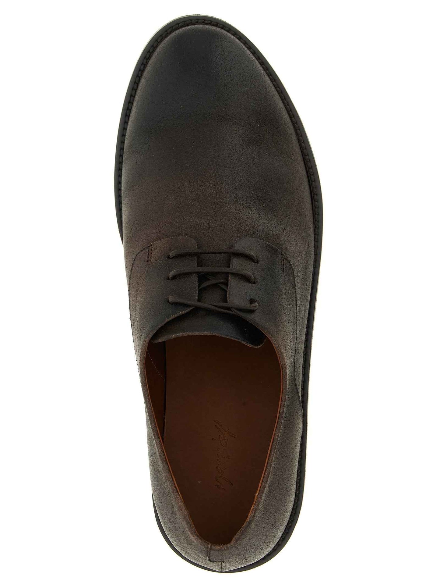 Brown Calfskin Oxfords And Derbies