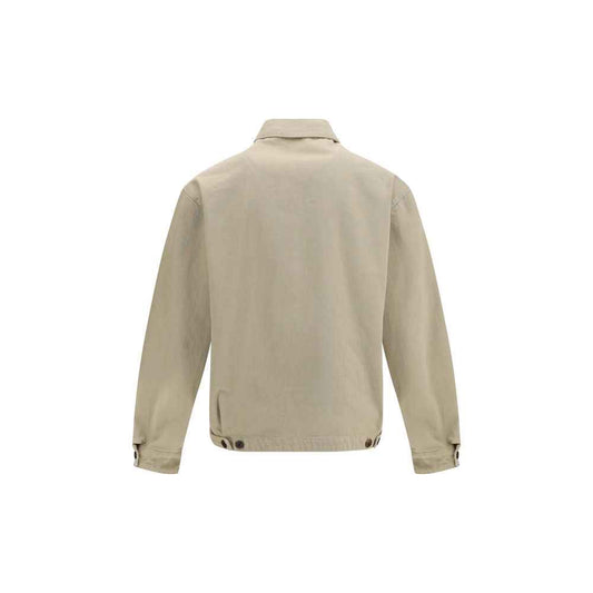 Beige Cotton Denim Jacket