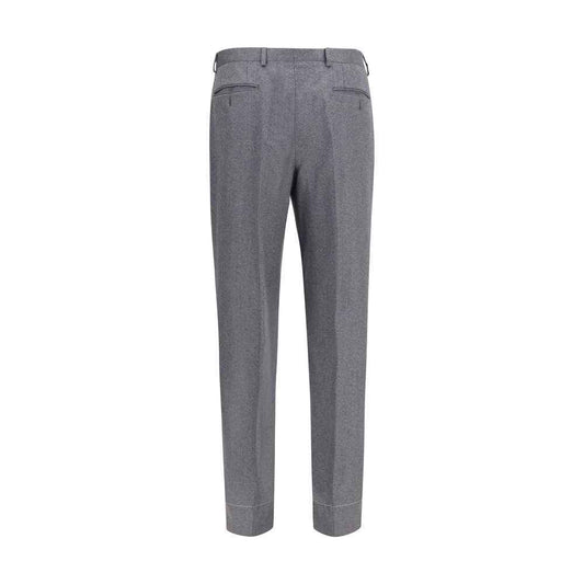 Gray Wool Oves Aries Casual Pants
