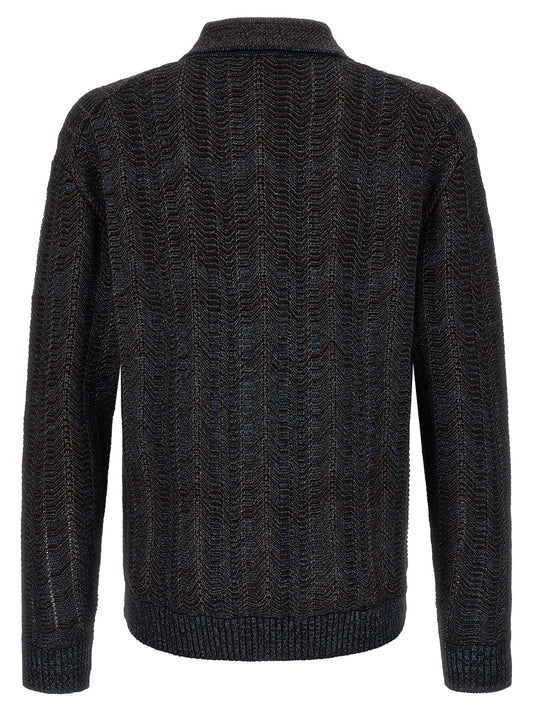 Multicolor Viscose Cardigan