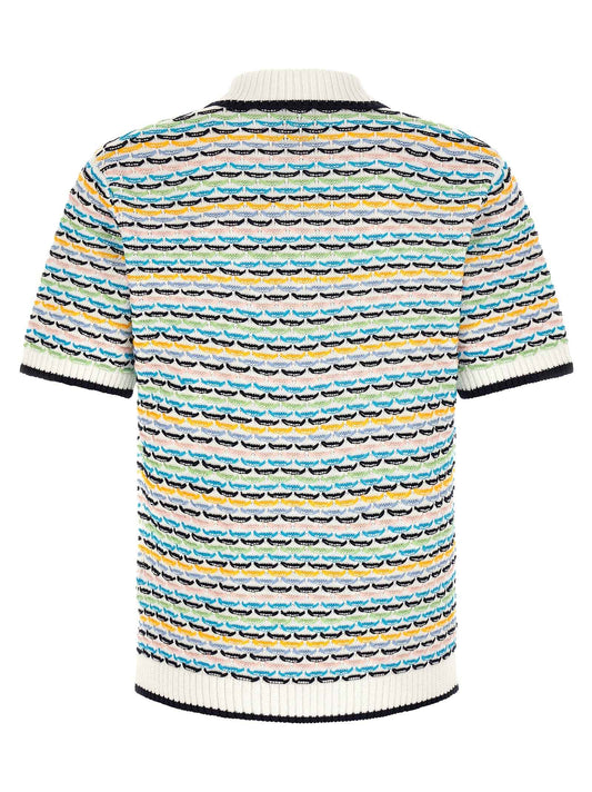 Multicolor Cotton Polo Shirt
