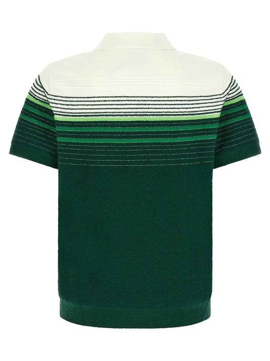 Bicolor Cotton Polo Shirt