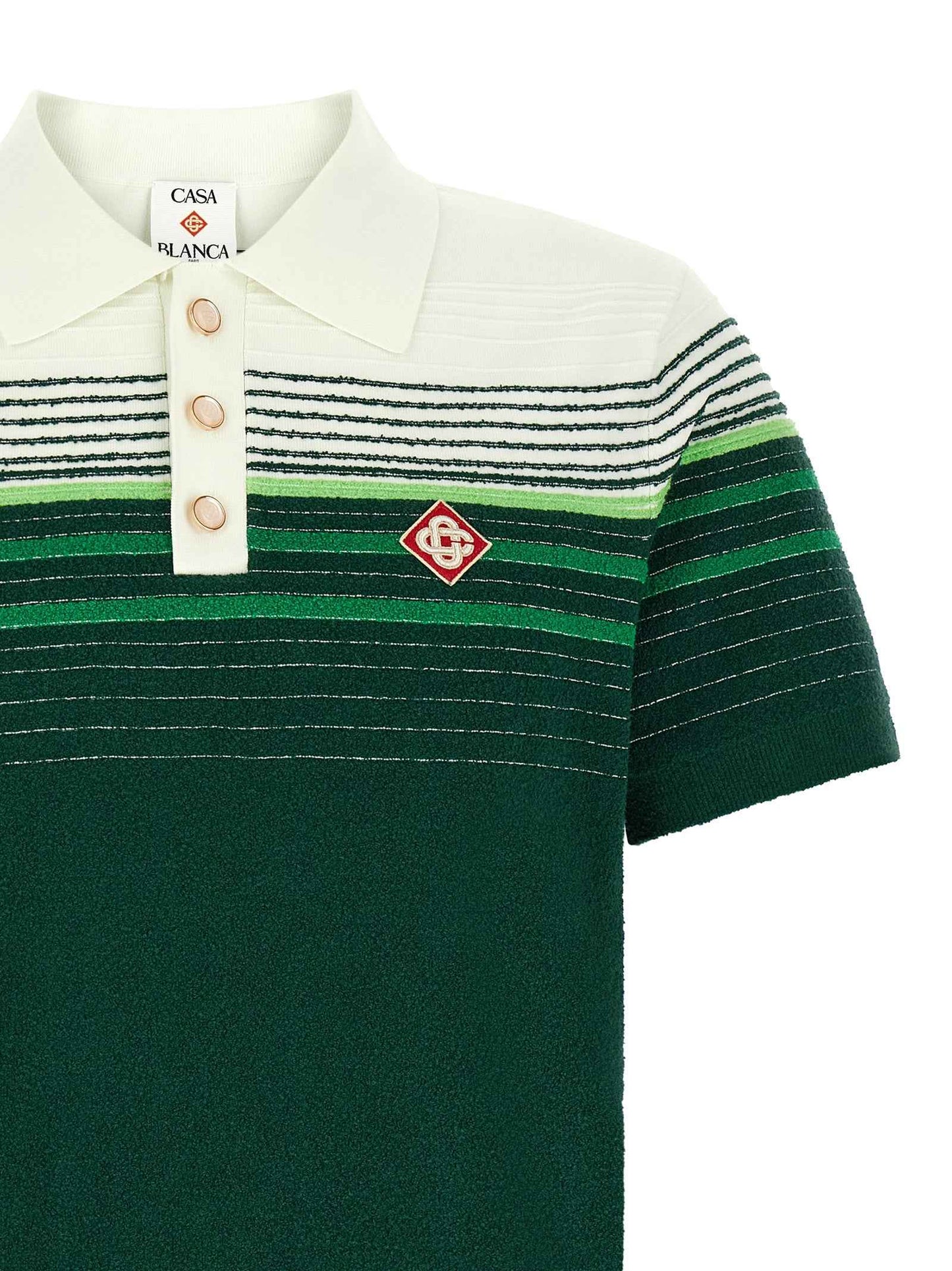 Bicolor Cotton Polo Shirt