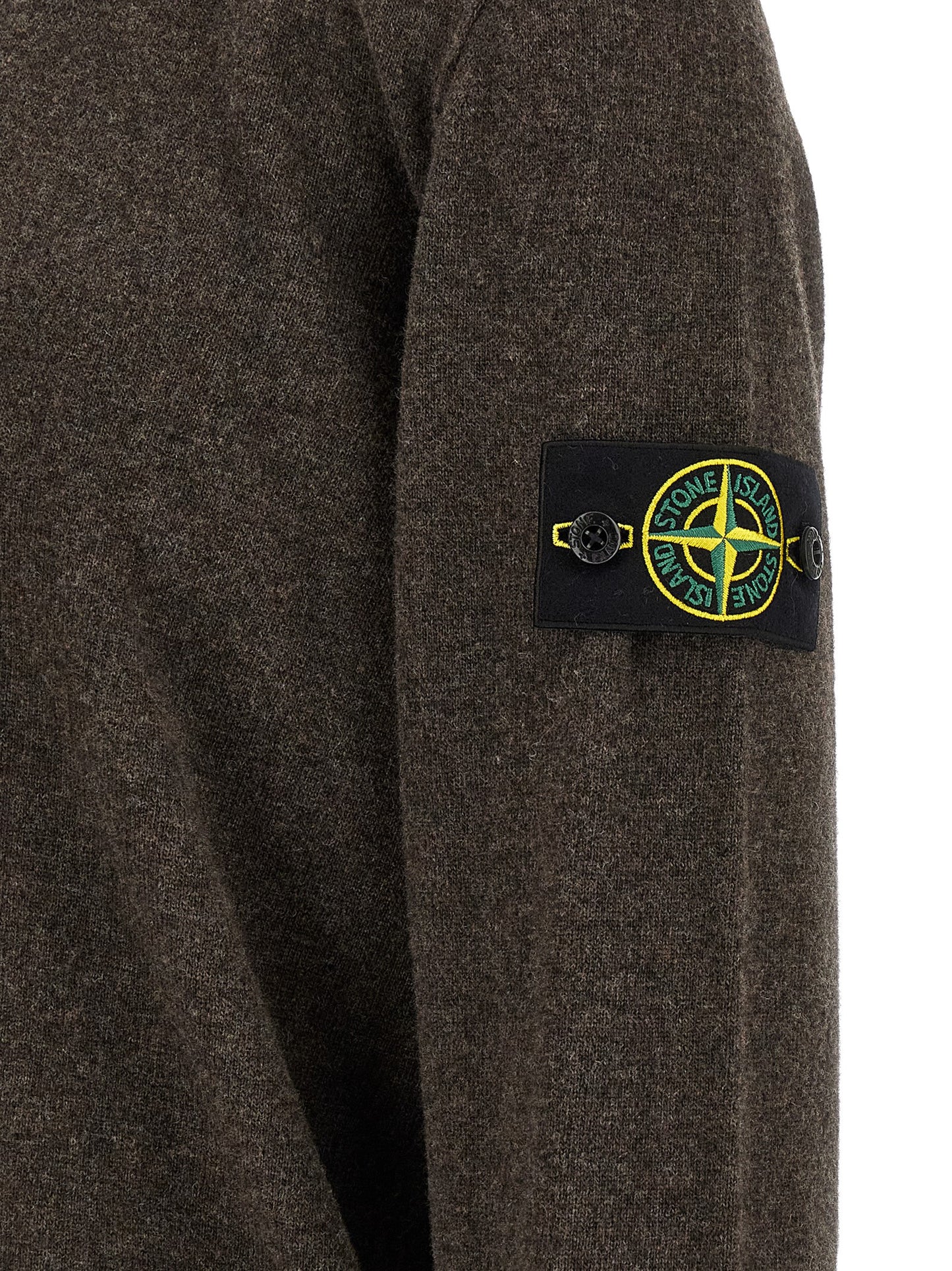 Brown Virgin Wool Polo Shirt