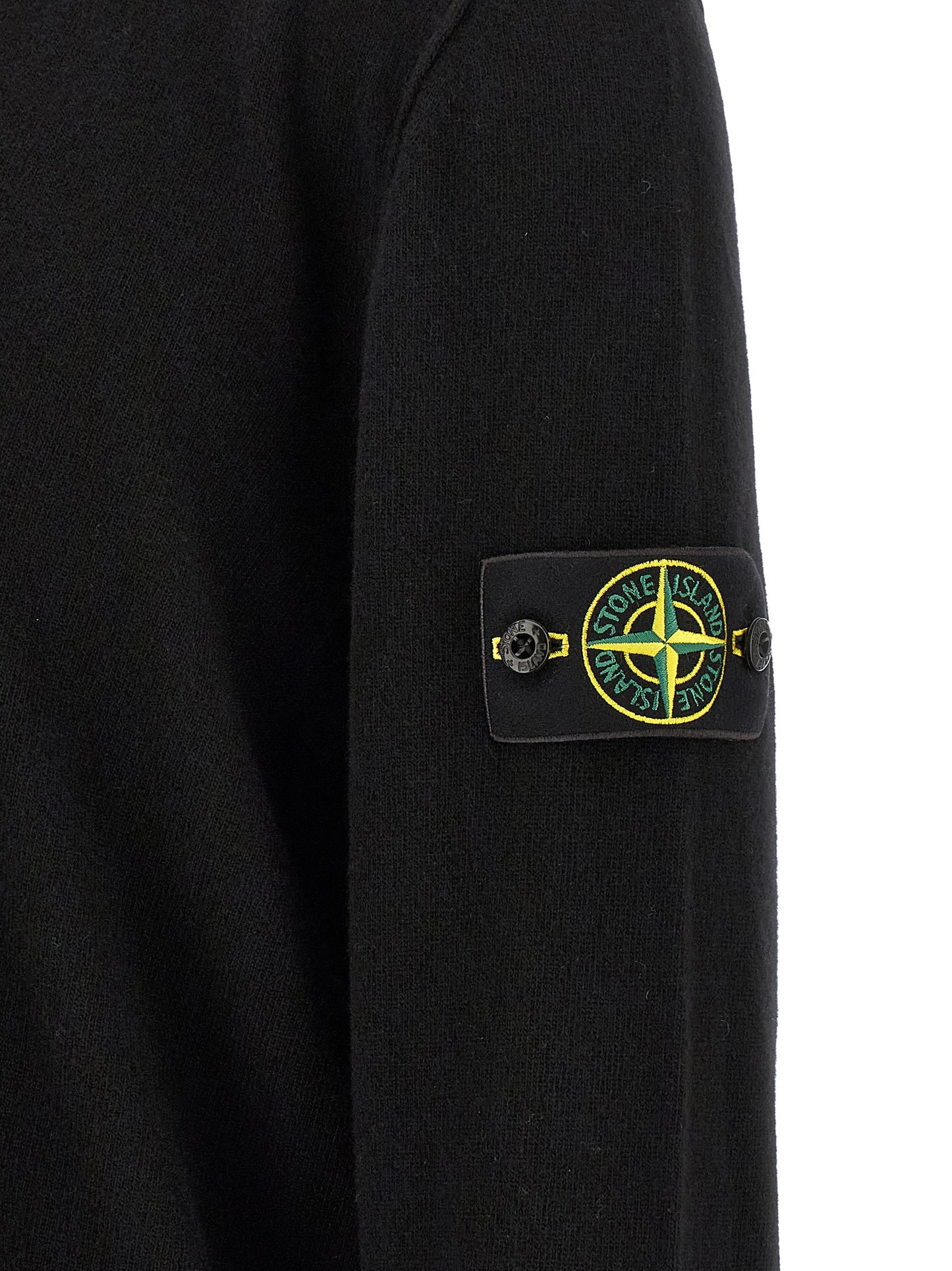 Black Virgin Wool Cardigan