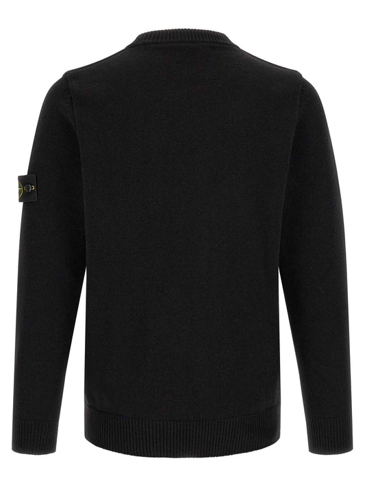 Black Virgin Wool Cardigan