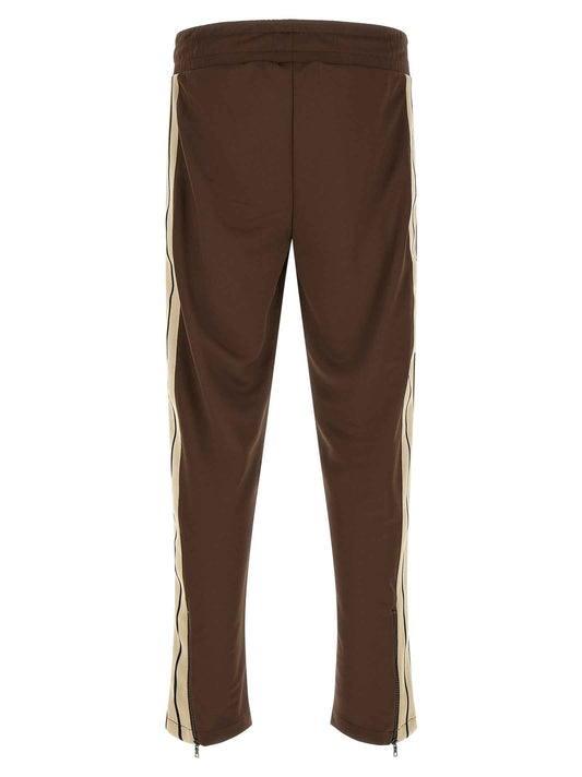 Brown Polyester Joggers (Workout Pants)