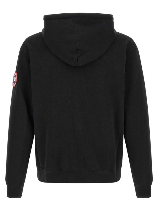 Black Cotton Sweatshirt