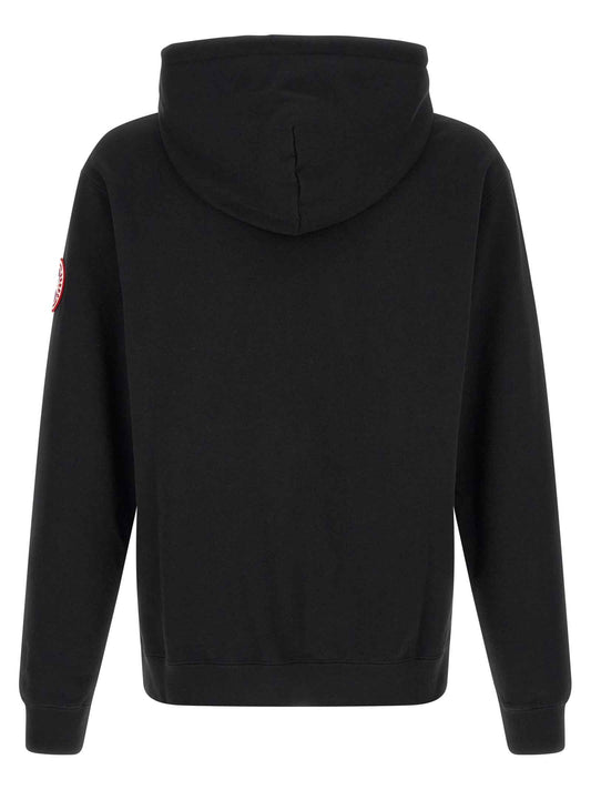 Black Cotton Sweatshirt