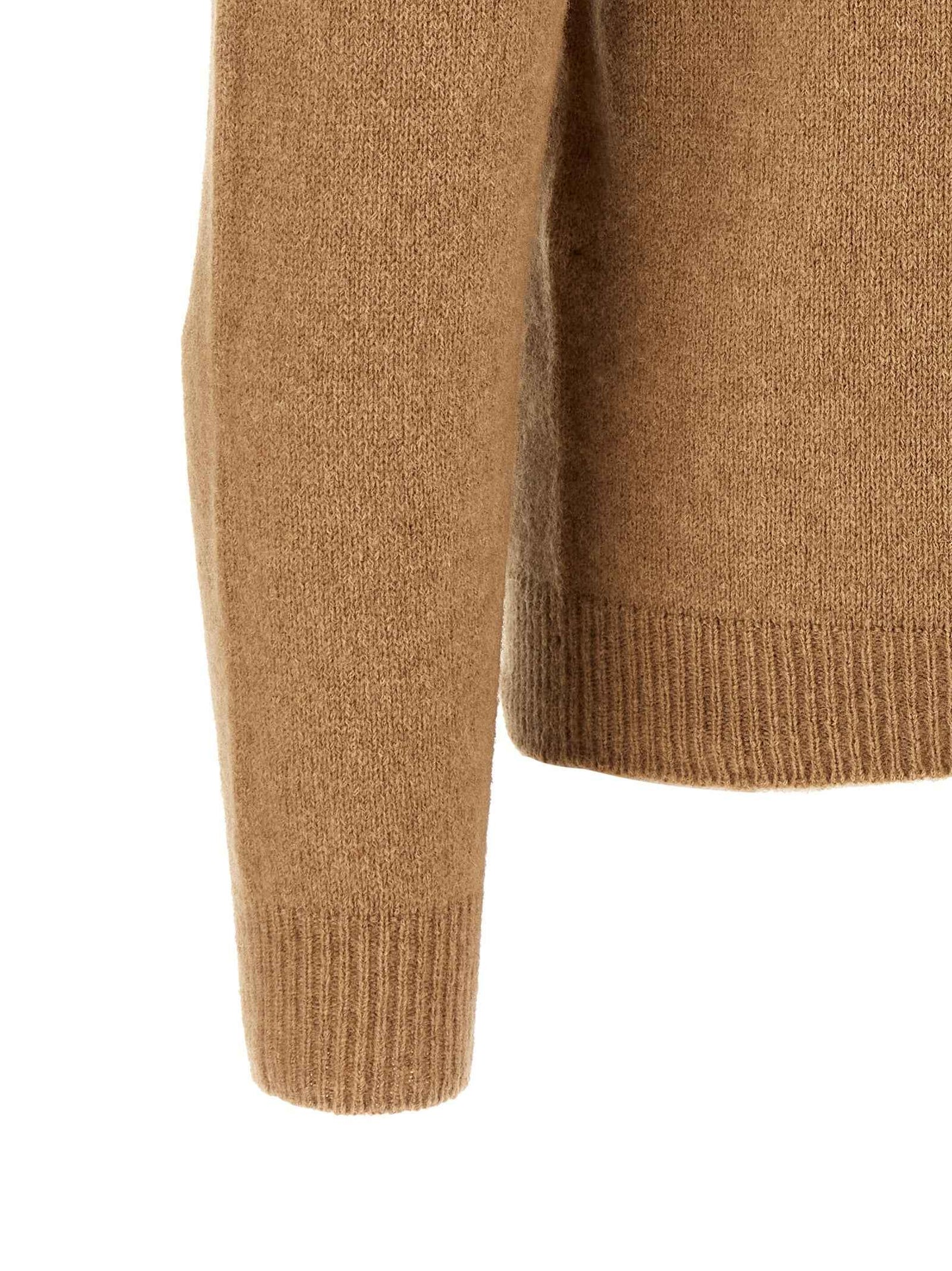 Beige Wool Cardigan