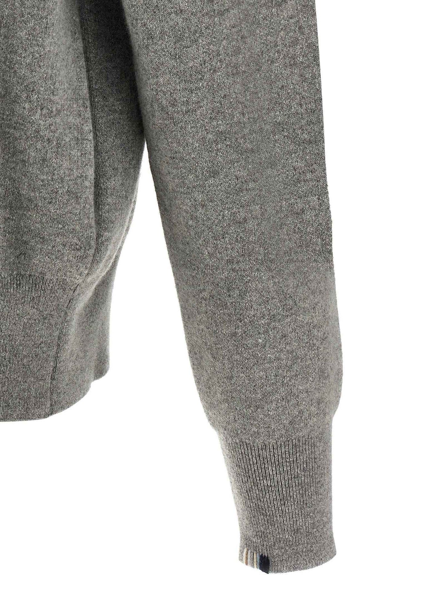 Gray Cashmere Cardigan