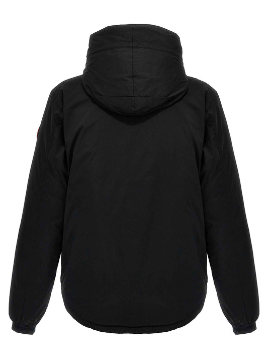 Black Polyester Shell Jacket
