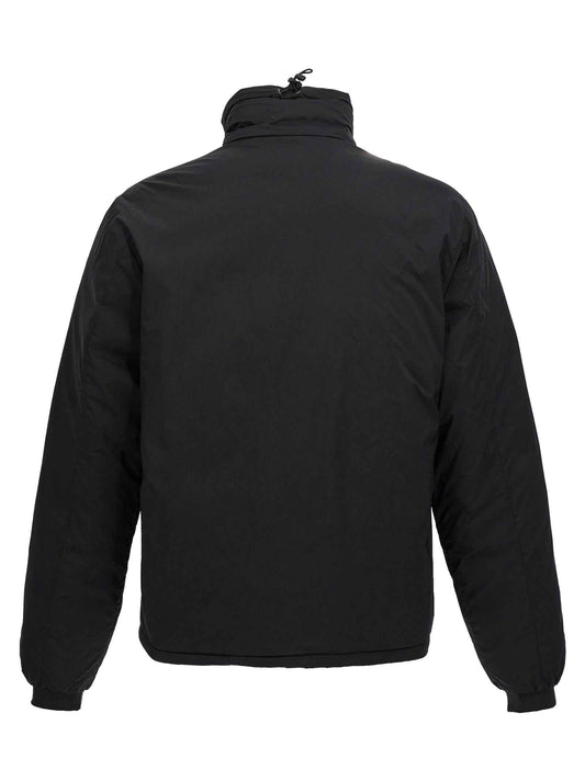 Black Polyester Shell Jacket