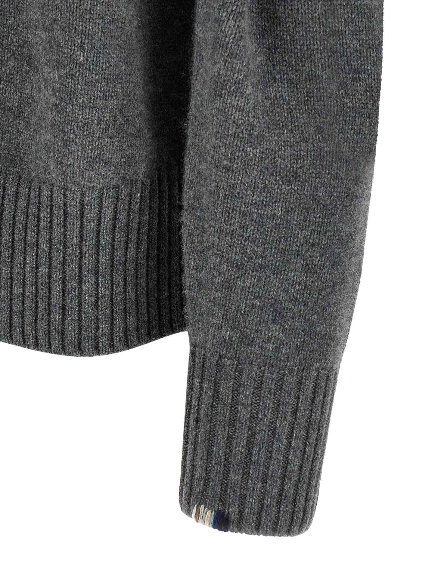 Gray Cashmere Cardigan