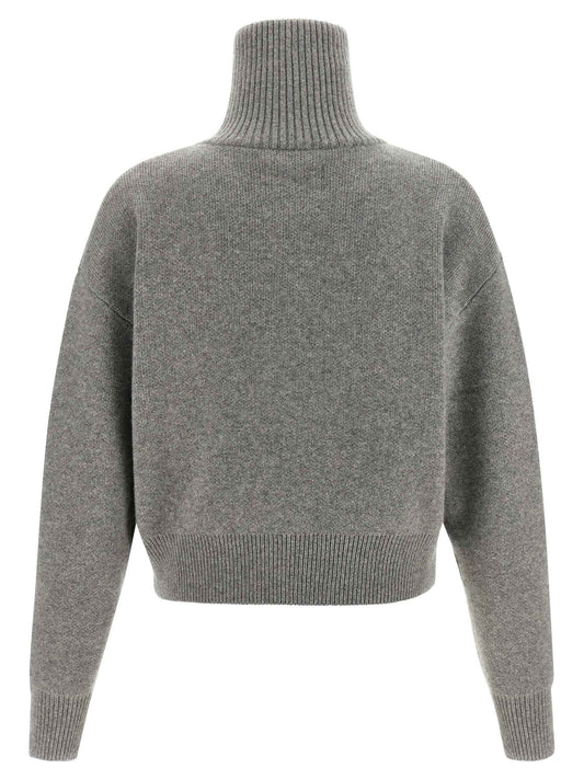 Gray Cashmere Cardigan