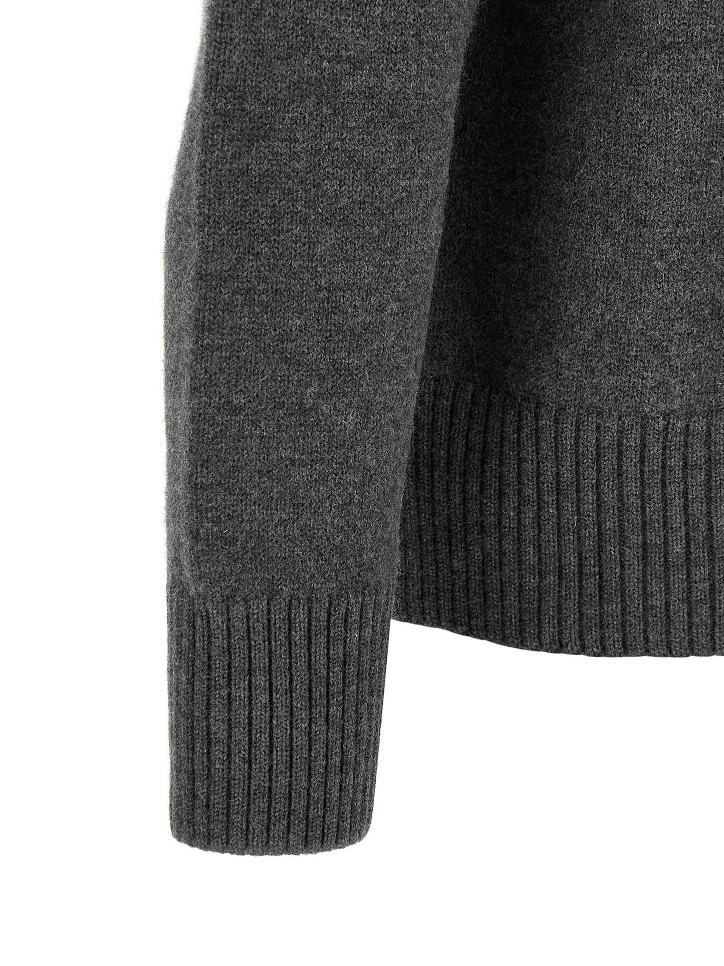 Gray Wool Cardigan